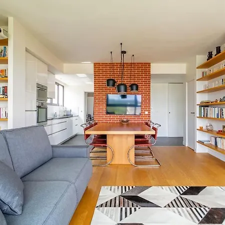 Appartement Comfortion Mirage - De Luxe Avec Vue Sur La Tour Eiffel Et Paris Saint-Cloud