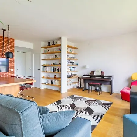 Comfortion Mirage - De Luxe Avec Vue Sur La Tour Eiffel Et Paris Appartement